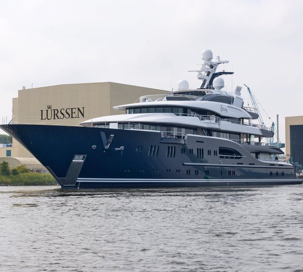 Superyacht-solandge Launched By German Yacht Buildr Lurssen