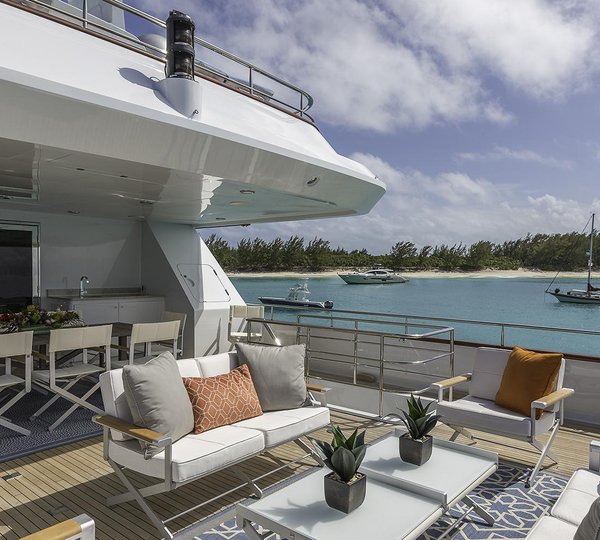 Upper Deck Exterior Dining And Seating Area