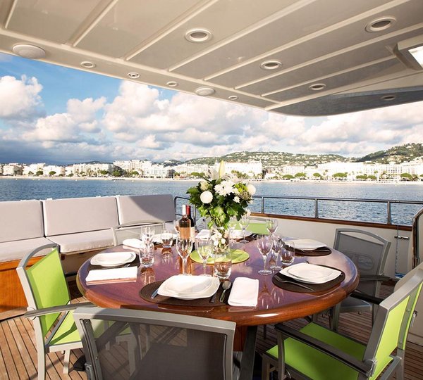 Yacht YLANG YLANG By Falcon Aft Deck  