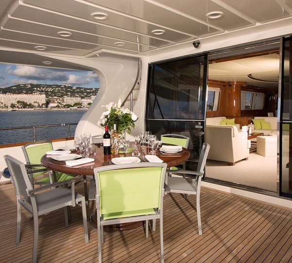 Yacht YLANG YLANG By Falcon Aft Deck