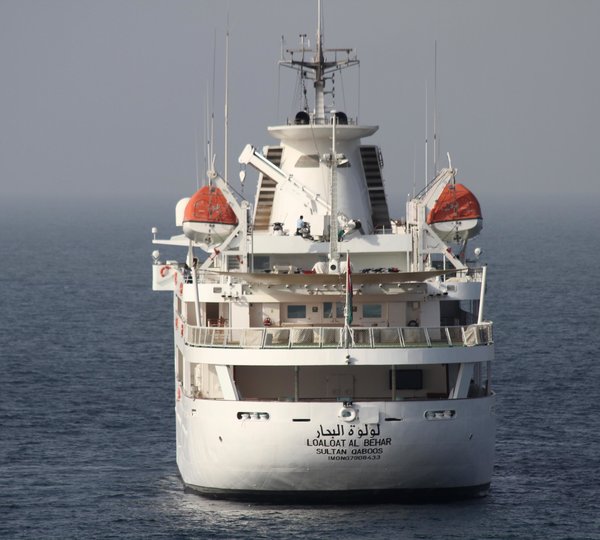 Aft Aboard Yacht LOALOAT AL BEHAR