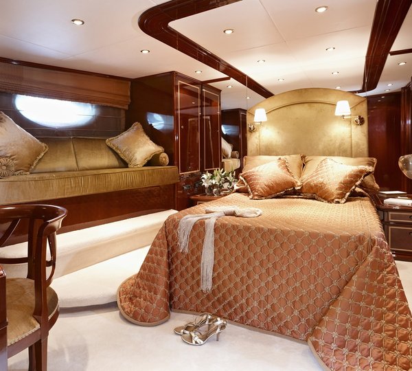 Main Master Cabin On Board Yacht IRAKLIS L