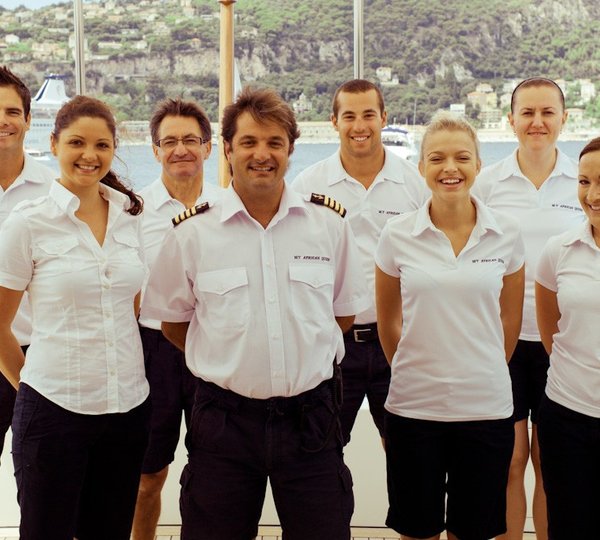 Crewmember's Aboard Yacht AFRICAN QUEEN