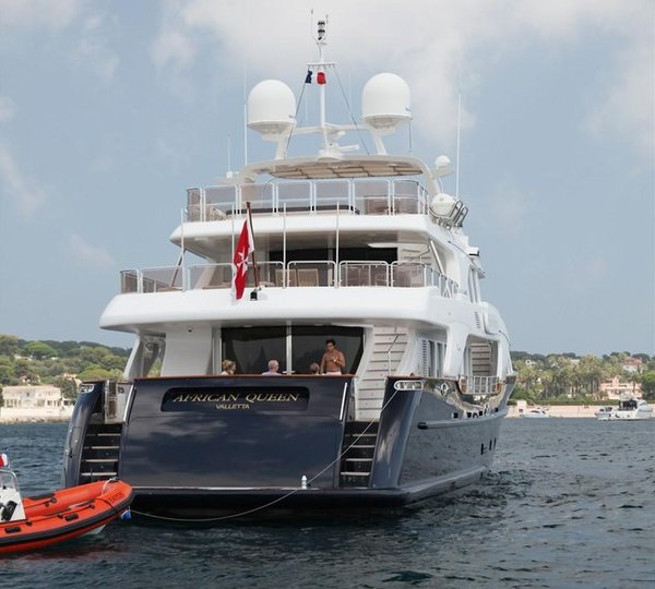 Aft On Board Yacht AFRICAN QUEEN