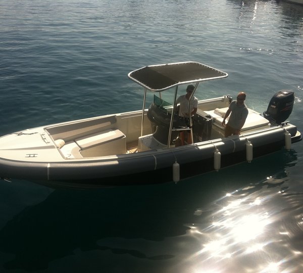 Ship's Tender On Board Yacht AFRICAN QUEEN