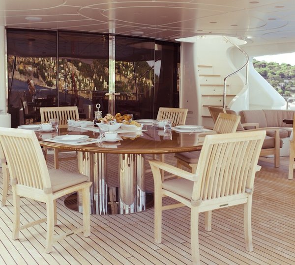 Aft On Board Yacht AFRICAN QUEEN