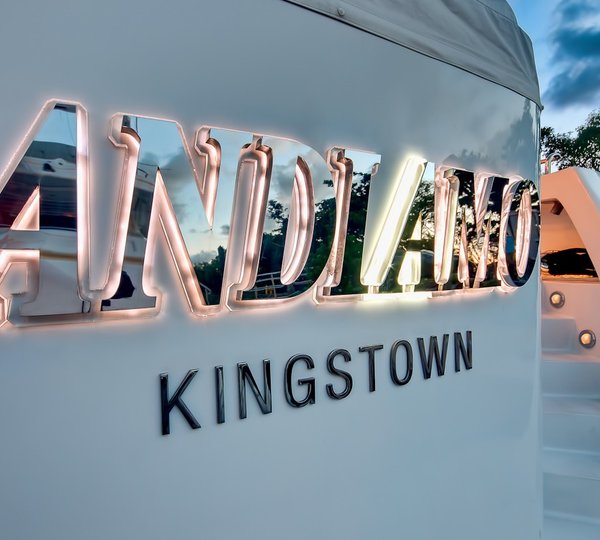 Name Plate Aboard Yacht ANDIAMO