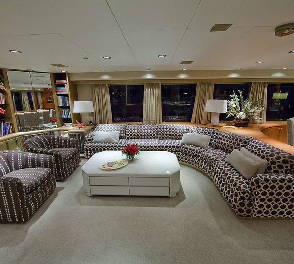 Inside Aboard Yacht AFTERGLOW
