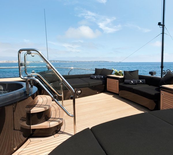 Sun Deck On Board Yacht GRIFFIN
