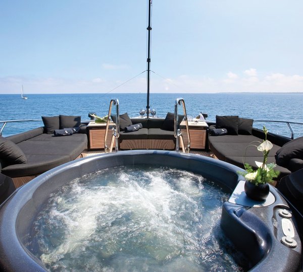 Jacuzzi Pool Aboard Yacht GRIFFIN