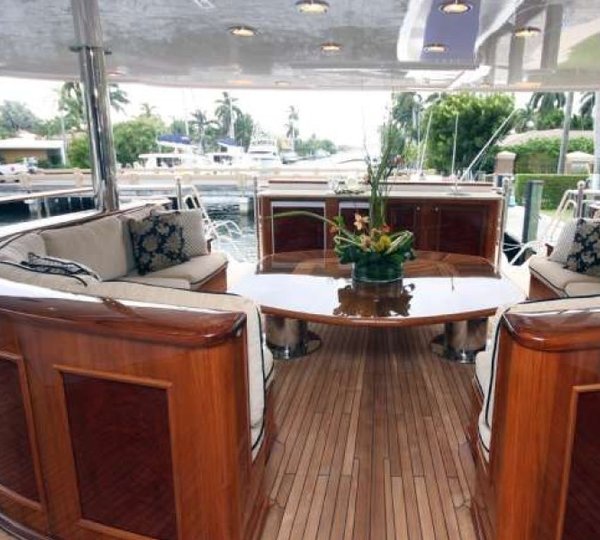 Saloon Upon Premier Deck On Yacht FAR FROM IT