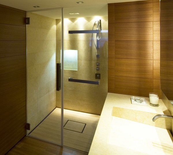 Main Master Showering On Yacht SEAKID