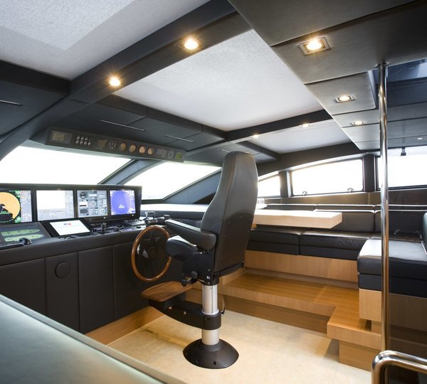 Pilot House Sitting Aboard Yacht SEAKID