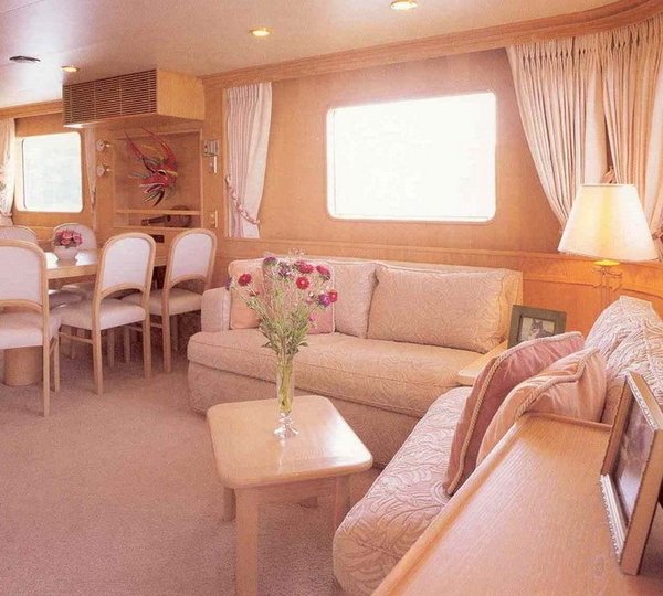 Saloon With Eating/dining On Board Yacht LADY ROSE
