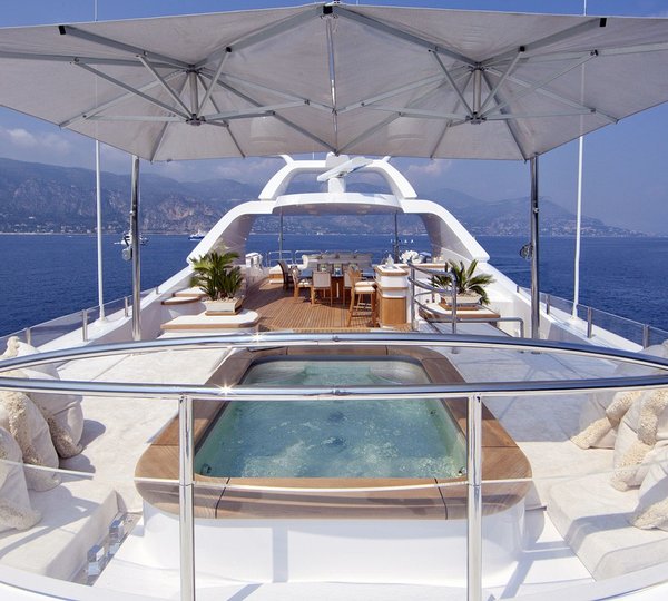 Mosaic Swimming Pool On Board Yacht WILD ORCHID I