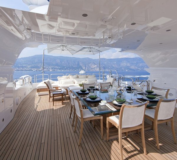 Sun Deck On Yacht WILD ORCHID I