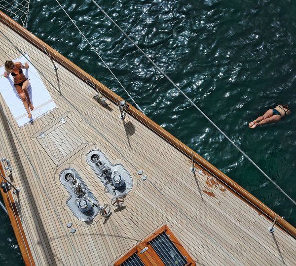 Above Aboard Yacht GWEILO