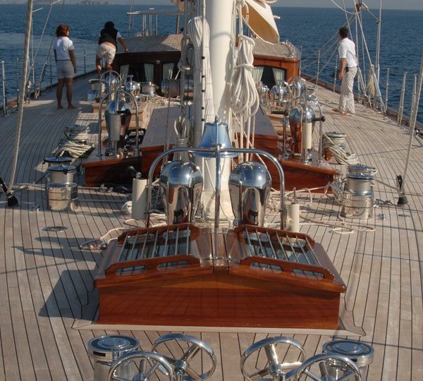 Deck Gear Aboard Yacht GWEILO