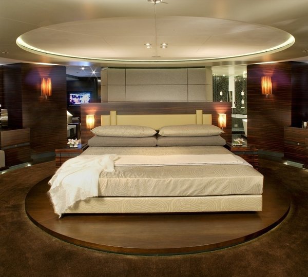 Main Master Cabin Aboard Yacht INCEPTION