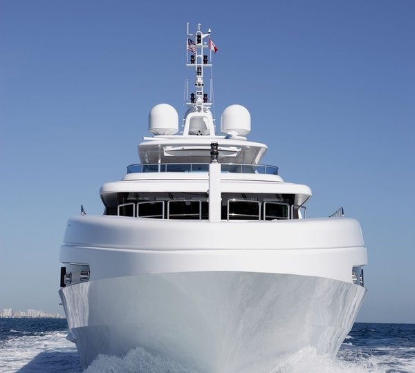 Ship's Bow On Yacht INCEPTION