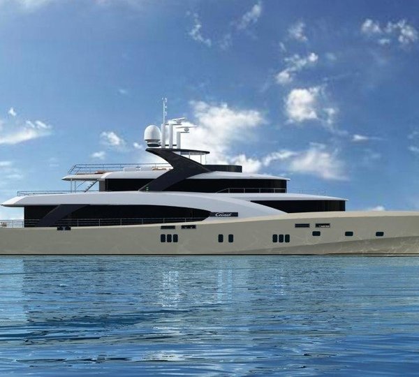 Premier Overview: Yacht LA PELLEGRINA's Artist Rendering Photograph