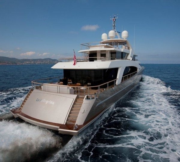 Cruising Aft Aboard Yacht LA PELLEGRINA