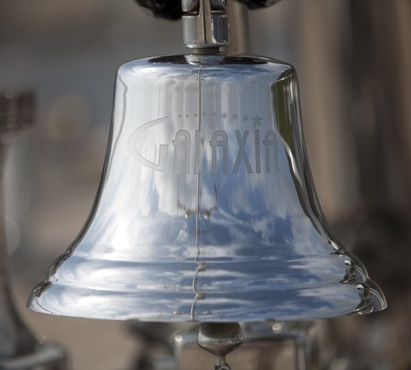 Ship's Bell: Yacht LUNA's Close Up Image