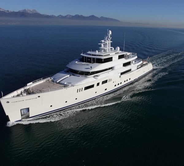Aerial Cruising On Board Yacht GRACE E