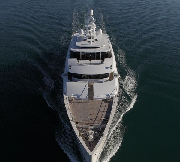 Aerial Cruising Aboard Yacht GRACE E