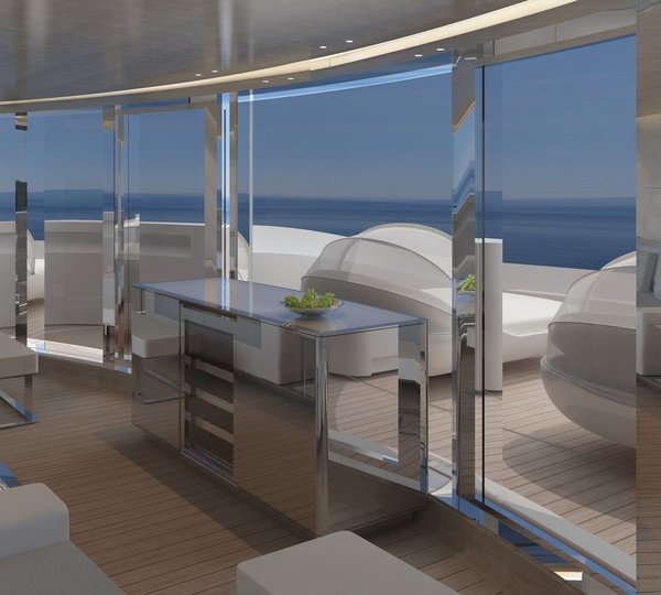 Extra Sitting Attached To The Wellness Deck On Yacht GRACE E