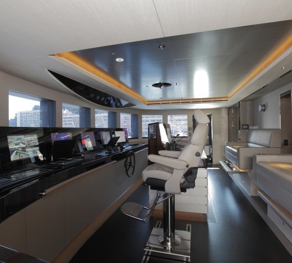 The Cockpit Aboard Yacht GRACE E