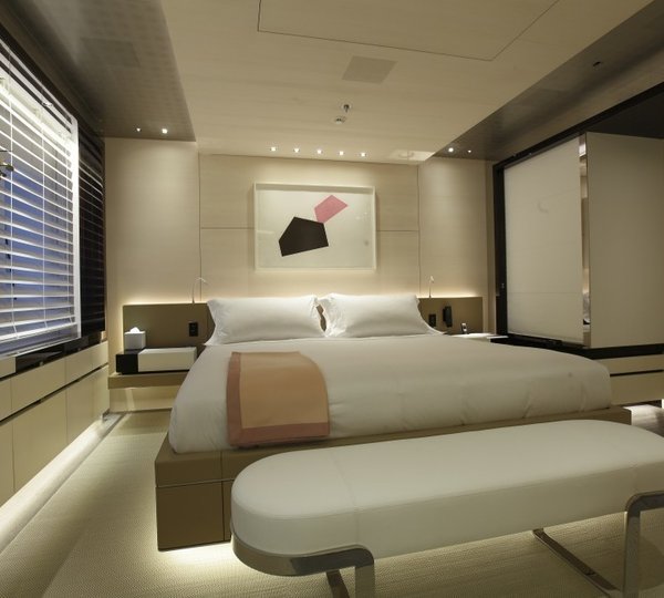 A Computer Rendering Of A Double Sized Suite On Yacht GRACE E
