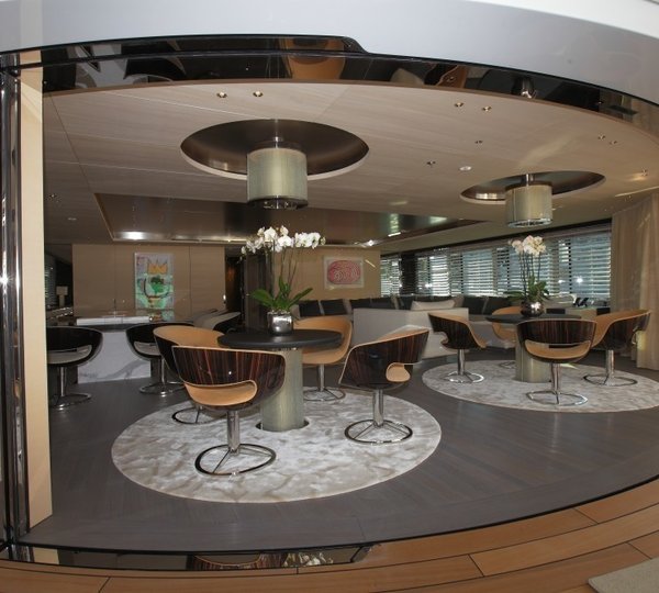 Sliding Doors Merging The Inside With External Spaces Aboard Yacht GRACE E