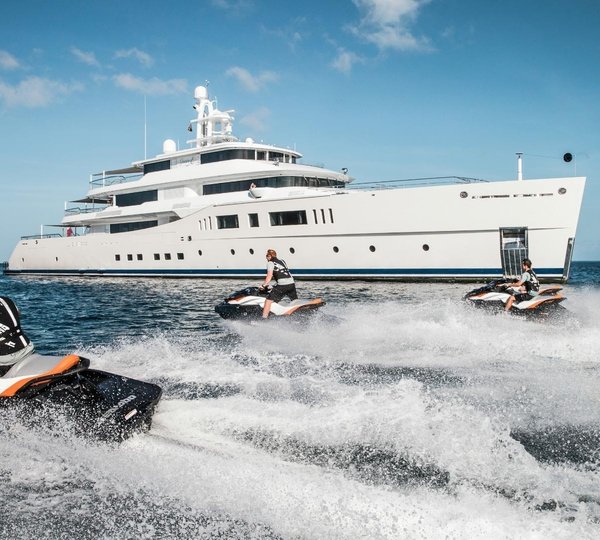 Jetskis On Yacht GRACE E