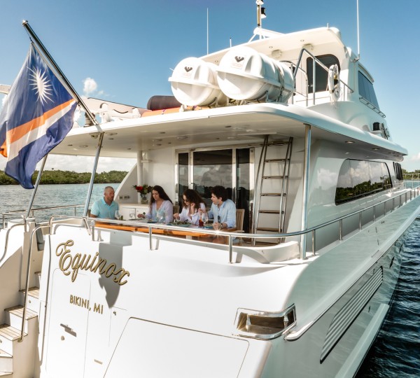 Aft View Of The Yacht