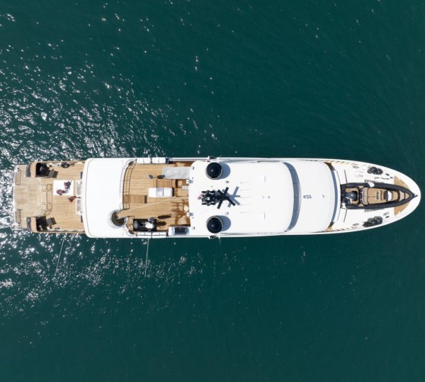 Aerial View Of The Yacht