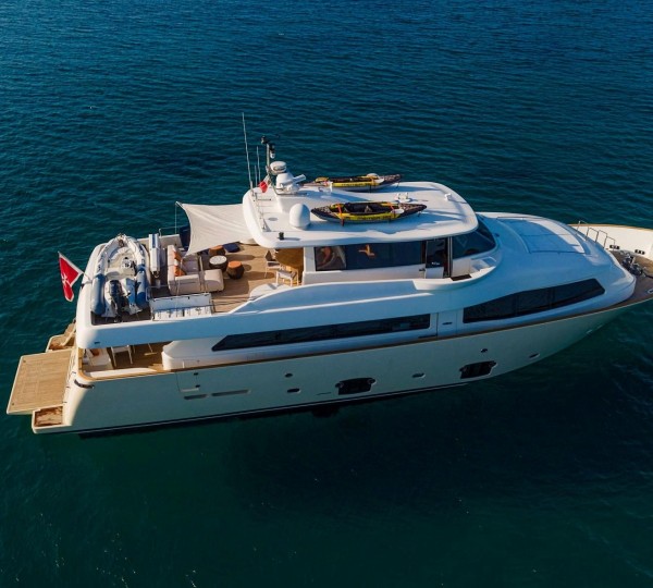 Aerial View Of The Yacht