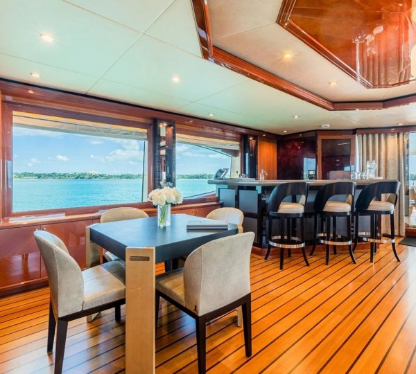 Occasional Table On Bridge Deck