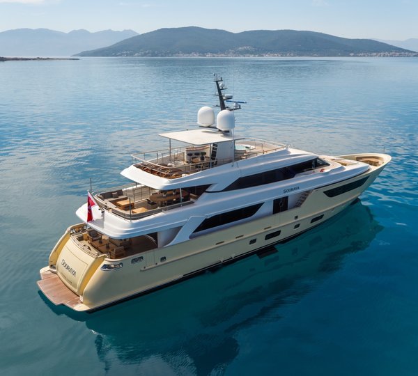 38m Sanlorenzo SOURAYA - Aerial View