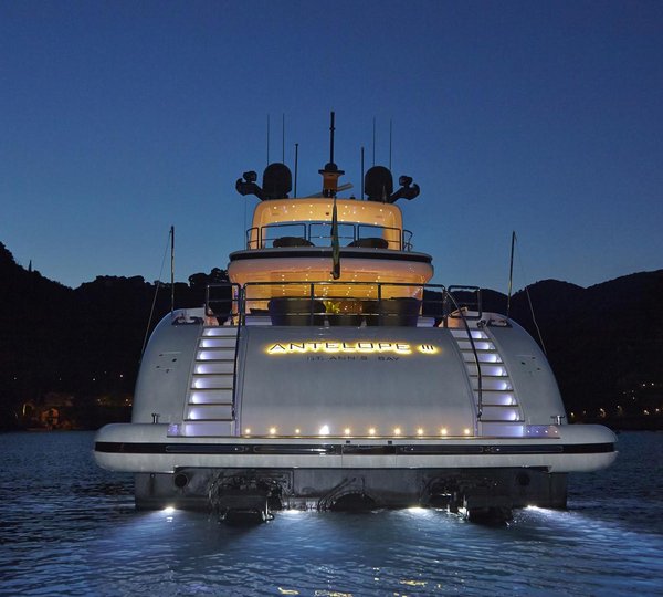 Antelope III - Exterior - Aft View - At Night
