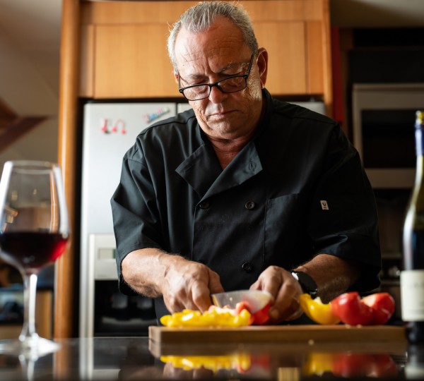 Captain Gardi Preparing Delicious Meal