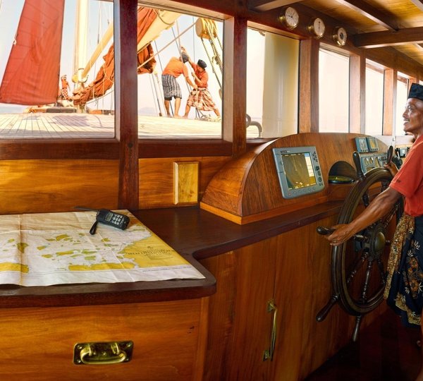 Crew At The Helm Of SI DATU BUA