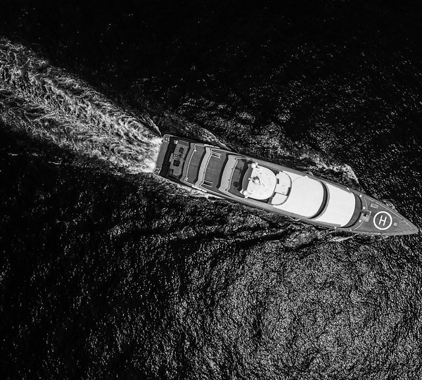 Illusion Plus - Top View -  Pride Mega Yachts