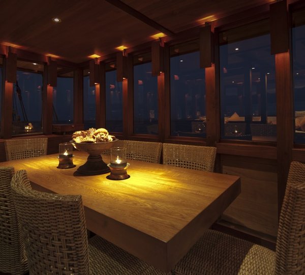 Interior Dining On Board SI DATU BUA