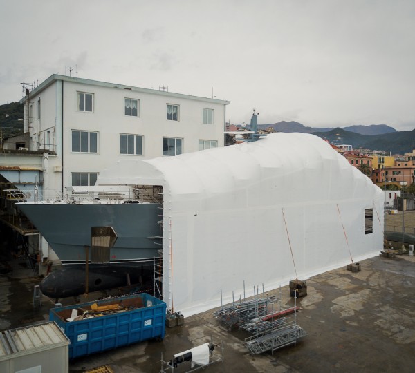 Leaving Shed After Refit