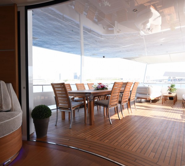 Main Aft Deck With Dining And Lounge