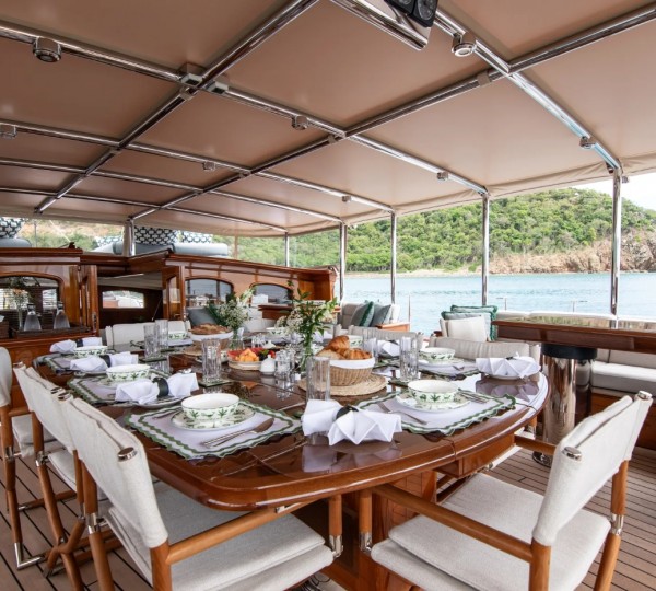 Open Deck Dining Area