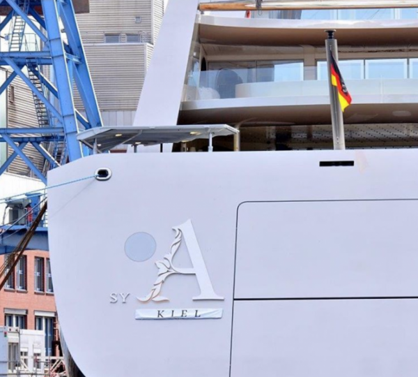 S/Y A Photographed In Kiel, Germany 