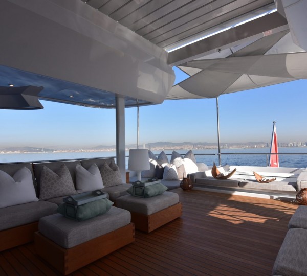 Spacious Deck With Aft Jacuzzi