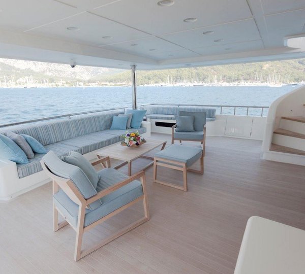 Yacht M & M Aft Deck
